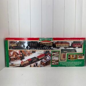 New Bright Wintersville Express Train Set 174 Vintage 1998 Holiday Village Train